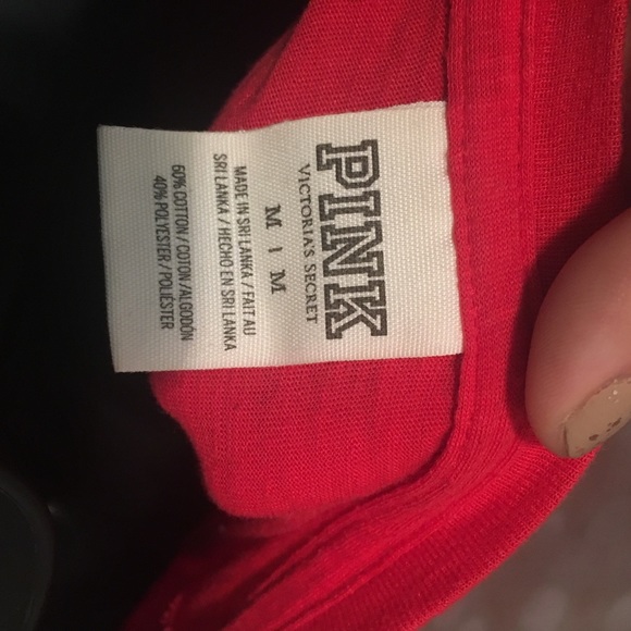 Victoria’s secret “pink“ longsleeve T.  Size M - Picture 5 of 5